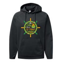 Oh Ship It's A St Patrick's Trip St Patricks Day Cruise Birthday Cruise Performance Fleece Hoodie