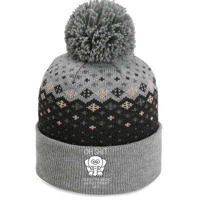 Oh Shit I Picked The Wrong White Elephant Gift The Baniff Cuffed Pom Beanie