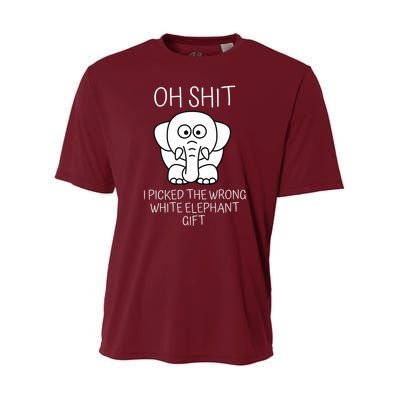 Oh Shit I Picked The Wrong White Elephant Gift Youth Performance Sprint T-Shirt