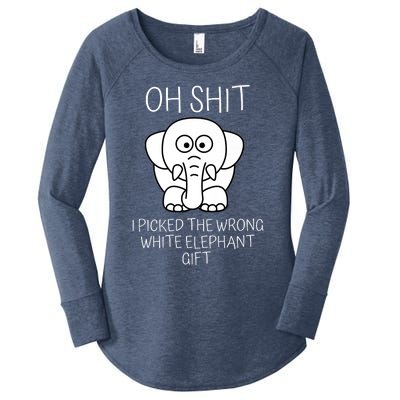 Oh Shit I Picked The Wrong White Elephant Gift Women's Perfect Tri Tunic Long Sleeve Shirt