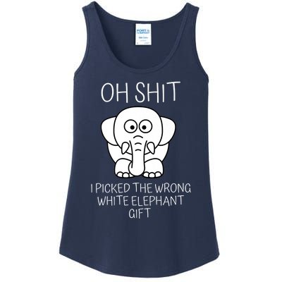 Oh Shit I Picked The Wrong White Elephant Gift Ladies Essential Tank