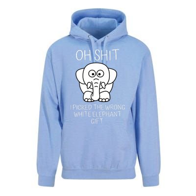 Oh Shit I Picked The Wrong White Elephant Gift Unisex Surf Hoodie