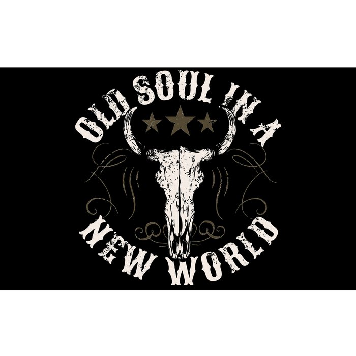 Old Soul In A New World Country Bluegrass Music Guitar Bumper Sticker