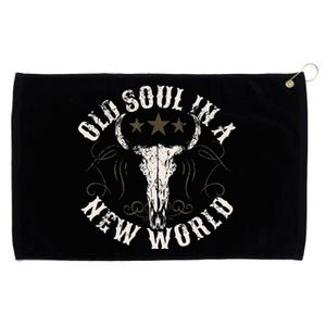 Old Soul In A New World Country Bluegrass Music Guitar Grommeted Golf Towel