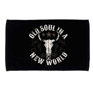 Old Soul In A New World Country Bluegrass Music Guitar Microfiber Hand Towel