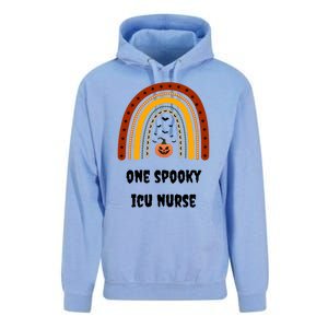 One Spooky Icu Nurse Nursing Halloween Pumpkins Rainbow Meaningful Gift Unisex Surf Hoodie