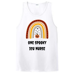 One Spooky Icu Nurse Nursing Halloween Pumpkins Rainbow Meaningful Gift PosiCharge Competitor Tank