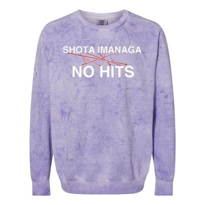 Obvious Shota Imanaga No Hits Colorblast Crewneck Sweatshirt