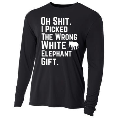 Oh Shit I Picked The Wrong White Elephant Gift Cooling Performance Long Sleeve Crew