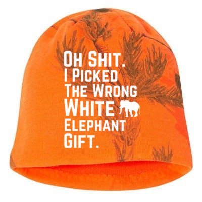 Oh Shit I Picked The Wrong White Elephant Gift Kati - Camo Knit Beanie