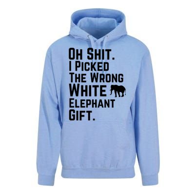 Oh Shit I Picked The Wrong White Elephant Gift Unisex Surf Hoodie