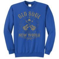 Old Soul In A New World Country Bluegrass Music Guitar Fan Sweatshirt