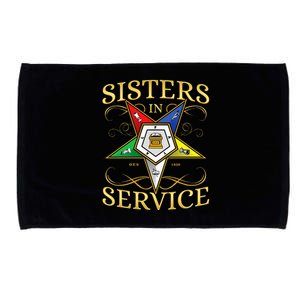 OES Sisters In Service Order Of The Eastern Star Microfiber Hand Towel