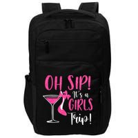 Oh Sip It's A Trip Fun Wine Party Hight Heel Impact Tech Backpack