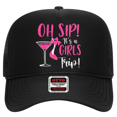 Oh Sip It's A Trip Fun Wine Party Hight Heel Hat