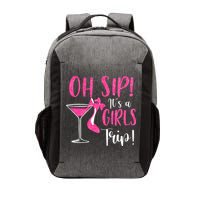 Oh Sip It's A Trip Fun Wine Party Hight Heel Vector Backpack