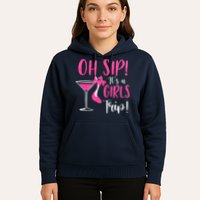 Oh Sip It's A Trip Fun Wine Party Hight Heel Hoodie