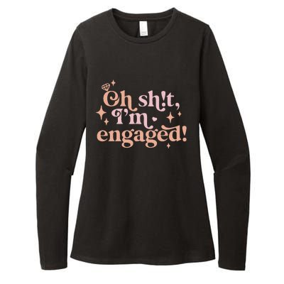 Oh Sh!T IM Engaged Womens CVC Long Sleeve Shirt