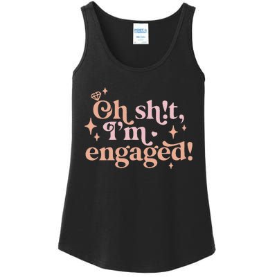 Oh Sh!T IM Engaged Ladies Essential Tank