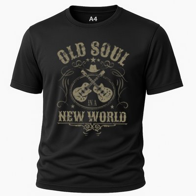 Old Soul In A New World Country Bluegrass Music Guitar Fan Performance Shirt