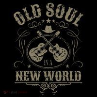 Old Soul In A New World Country Bluegrass Music Guitar Fan Tall T-Shirt