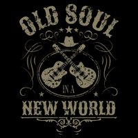 Old Soul In A New World Country Bluegrass Music Guitar Fan 16 in Basic Backpack