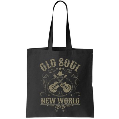 Old Soul In A New World Country Bluegrass Music Guitar Fan Bag