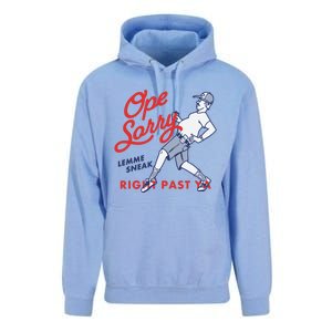 Ope Sorry Lemme Sneak Right Past Ya Unisex Surf Hoodie