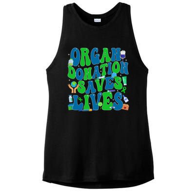 Organ Saves Lives National Donate Life Awareness Ladies PosiCharge Tri-Blend Wicking Tank