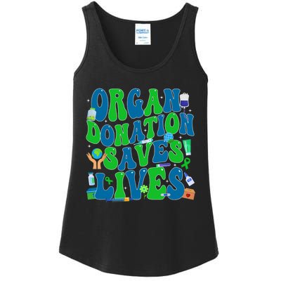 Organ Saves Lives National Donate Life Awareness Ladies Essential Tank