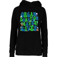 Organ Saves Lives National Donate Life Awareness Womens Funnel Neck Pullover Hood