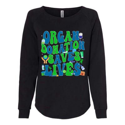 Organ Saves Lives National Donate Life Awareness Womens California Wash Sweatshirt