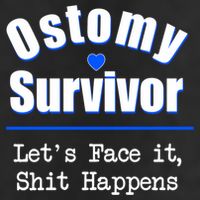 Ostomy Survivor Lets Face It Shit Happens Colon Cancer Great Gift 11oz C Handle Ceramic Mug