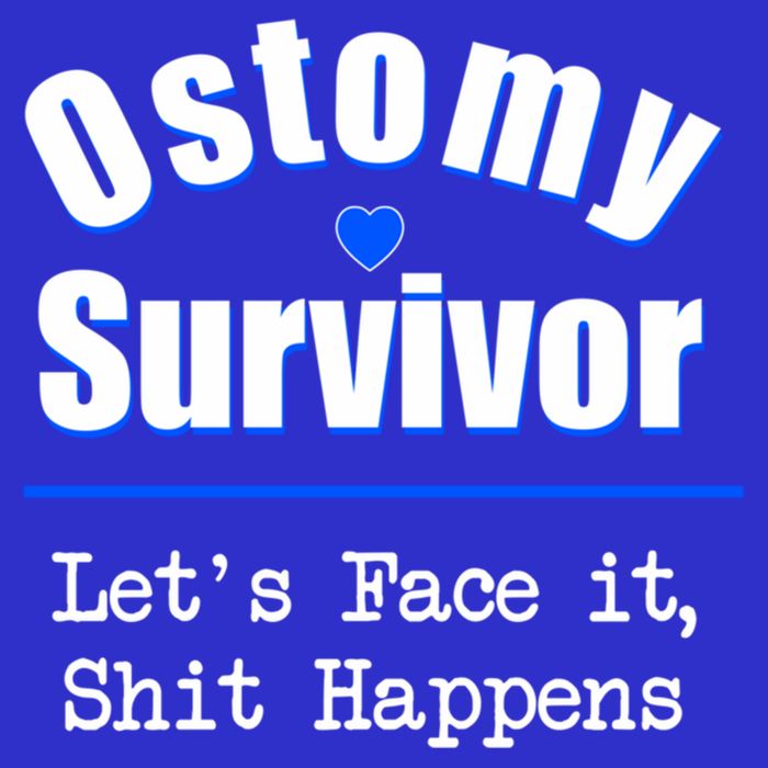 Ostomy Survivor Lets Face It Shit Happens Colon Cancer Great Gift Toddler T-Shirt