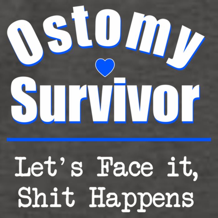 Ostomy Survivor Lets Face It Shit Happens Colon Cancer Great Gift Vector Backpack