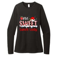 One Sweet Lunch Lady Christmas Candy Cane Santa Womens CVC Long Sleeve Shirt