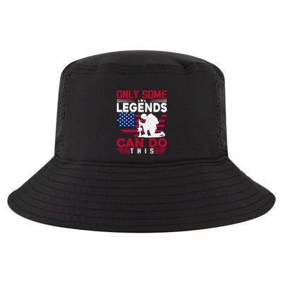 Only Some Legends Can Do This American Flag Gift Memorial Day Cool Comfort Performance Bucket Hat