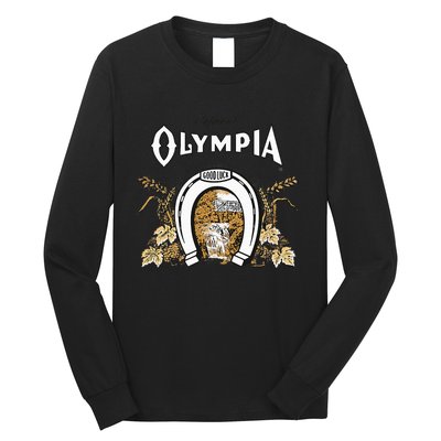 Olympia Style Logo Long Sleeve Shirt