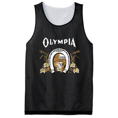 Olympia Style Logo Mesh Reversible Basketball Jersey Tank