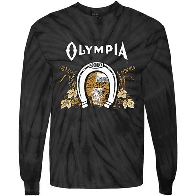 Olympia Style Logo Tie-Dye Long Sleeve Shirt