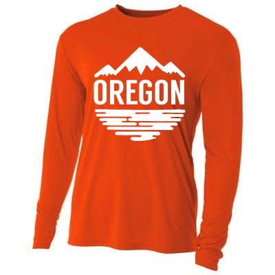 Oregon Simple Logo Cooling Performance Long Sleeve Crew