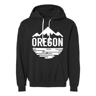 Oregon Simple Logo Garment-Dyed Fleece Hoodie