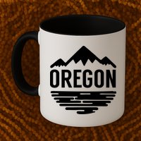 Oregon Simple Logo Mug