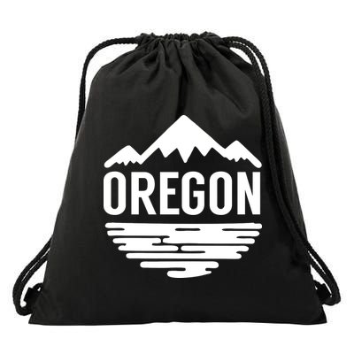 Oregon Simple Logo Drawstring Bag