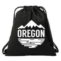 Oregon Simple Logo Drawstring Bag