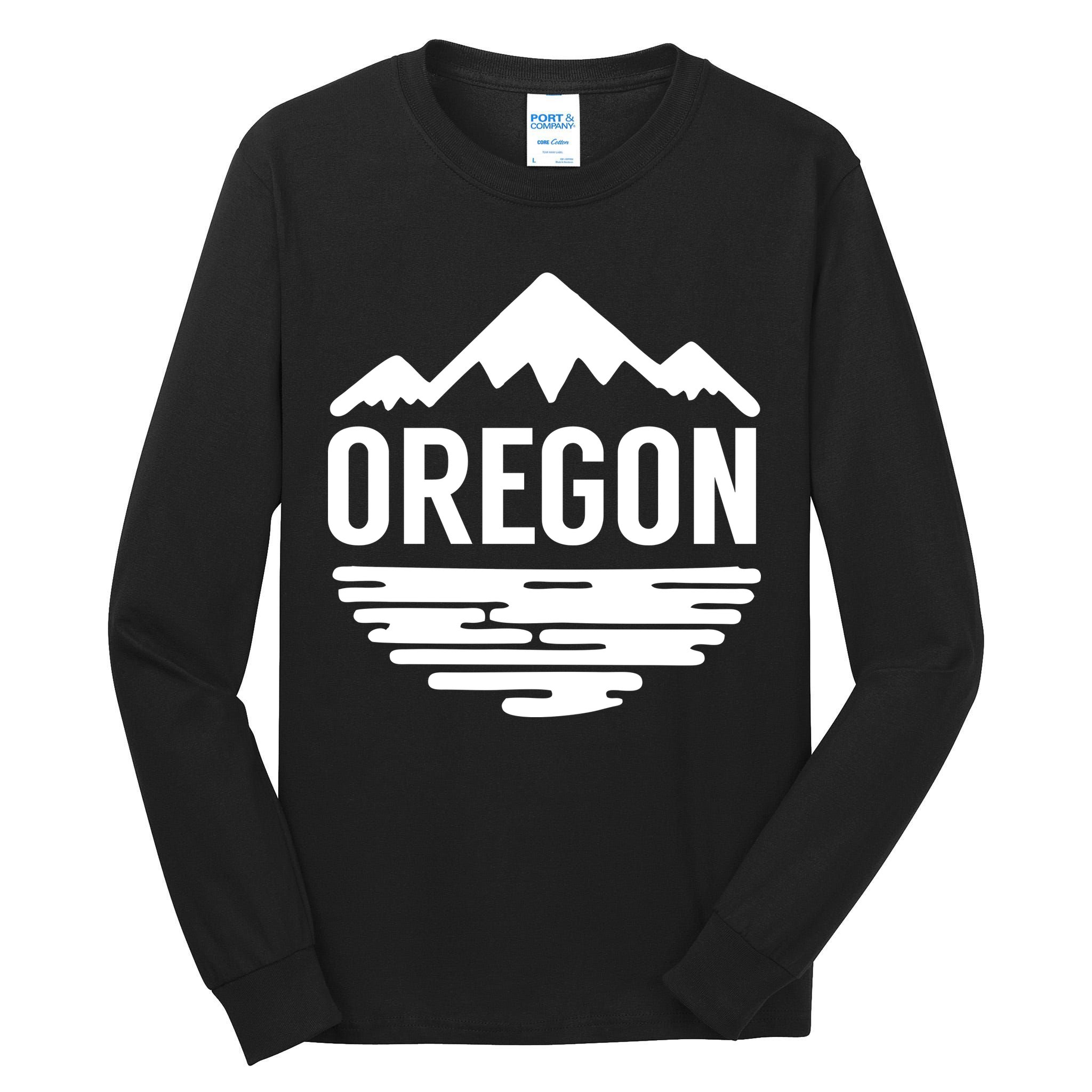 Oregon Simple Logo Tall Long Sleeve T-Shirt