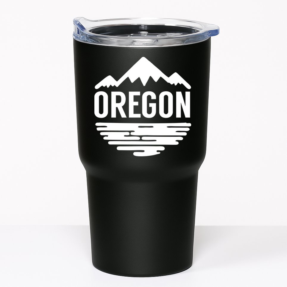 Oregon Simple Logo Tumbler