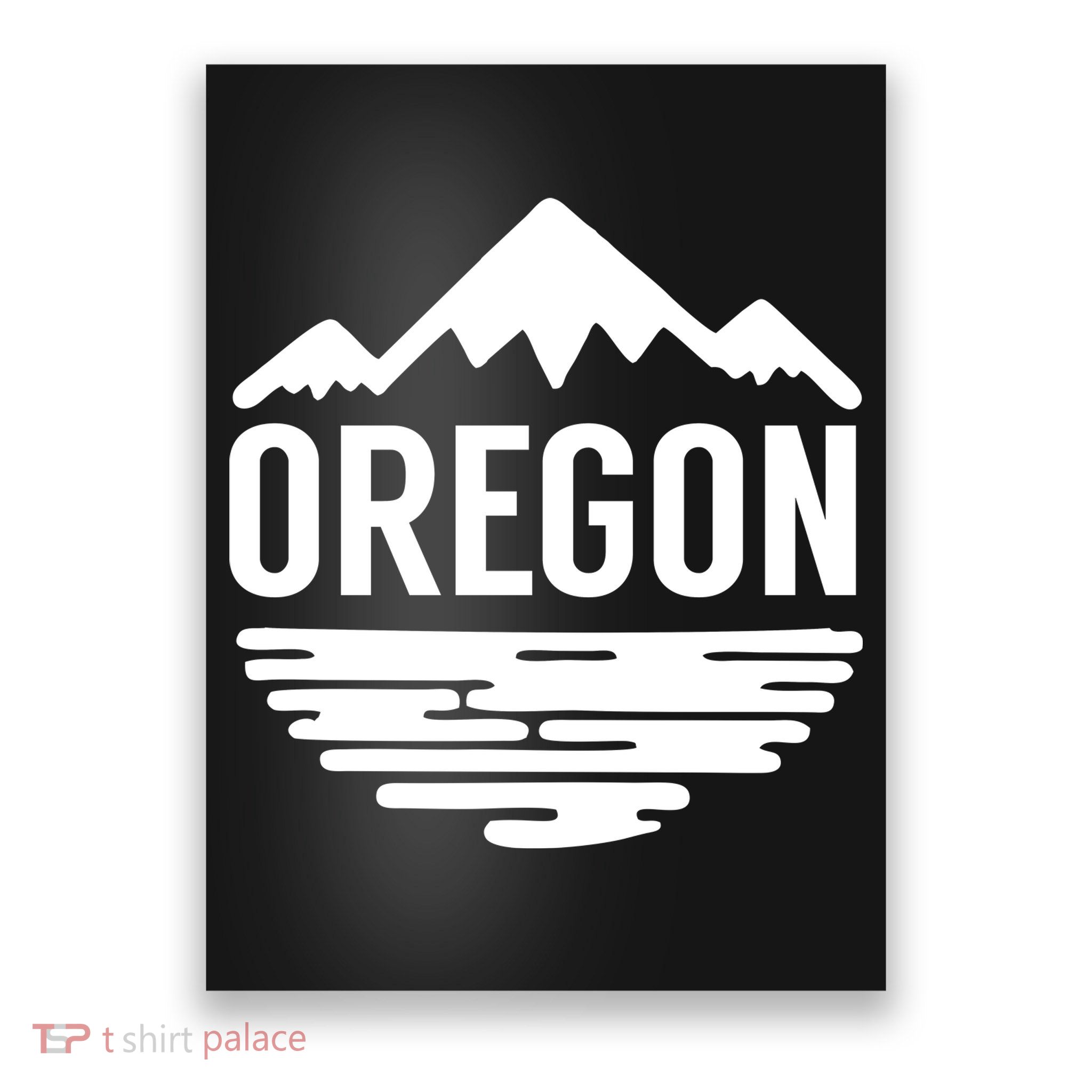 Oregon Simple Logo Poster
