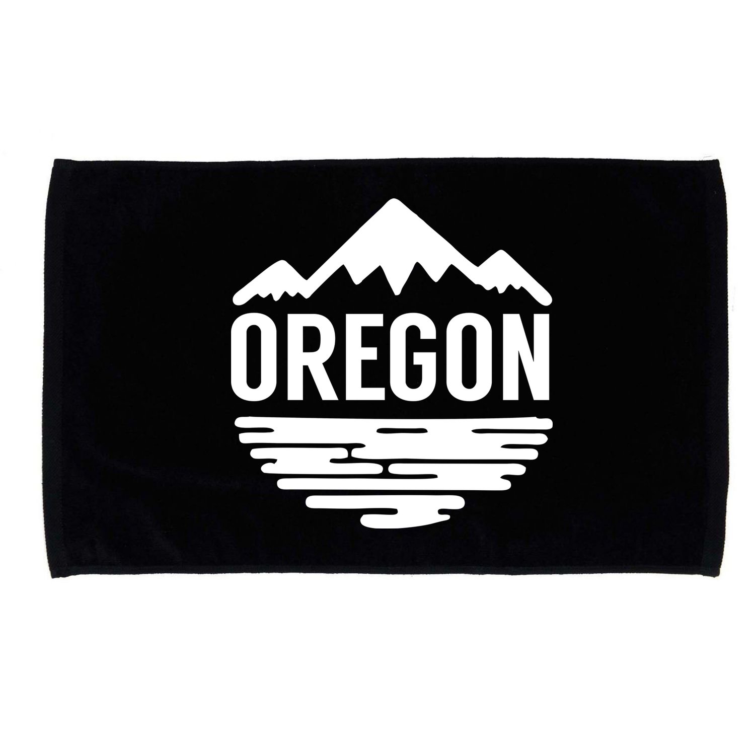 Oregon Simple Logo Microfiber Hand Towel