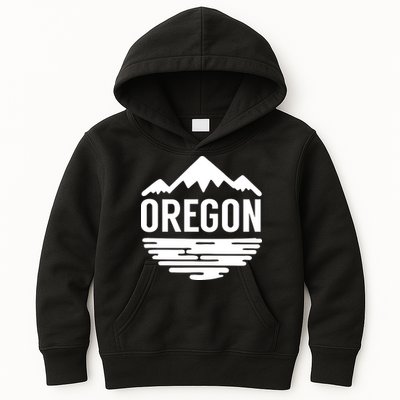 Oregon Simple Logo Kids Hoodie